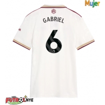 Camiseta Arsenal Gabriel Magalhaes #6 Tercera Equipación para mujer 2025-26 manga corta